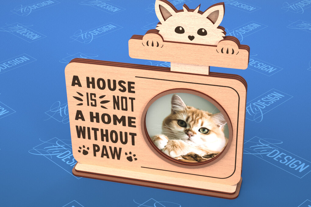 Intra απο ξύλο plywood 3mm-4mm πάχος – Κορνίζα για κατοικίδια | Home Pet | Καλύτερος φίλος Δίασταση  20x20 cm INTRAFABR-101708479