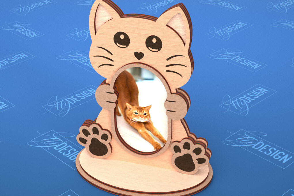 Intra απο ξύλο plywood 3mm-4mm πάχος – Κορνίζα για κατοικίδια | Home Pet | Καλύτερος φίλος Δίασταση  20x20 cm INTRAFABR-101708495