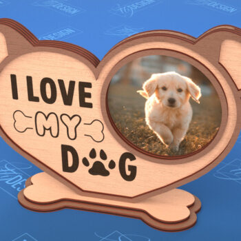 Intra απο ξύλο plywood 3mm-4mm πάχος – Πακέτο κοπής με λέιζερ κορνίζας κατοικίδιων ζώων V.2 Δίασταση  20x20 cm INTRAFABR-101710065 - Image 11