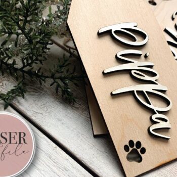 Intra απο ξύλο plywood 3mm-4mm πάχος – Κάλτσες για κατοικίδια Laser Δίασταση  20x20 cm INTRAFABR-74512646 - Image 5