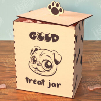 Intra απο ξύλο plywood 3mm-4mm πάχος – Pet Treat Containers Bundle | Λιχουδιές Δίασταση  20x20 cm INTRAFABR-112630784 - Image 4