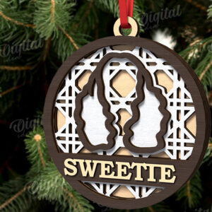 Intra απο ξύλο plywood 3mm-4mm πάχος –  κοπής με λέιζερ Χριστουγεννιάτικο στολίδι για κατοικίδια Δίασταση  20x20 cm INTRAFABR-108104789