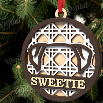 Intra απο ξύλο plywood 3mm-4mm πάχος – Pets Χριστουγεννιάτικα στολίδια LaserCut Πακέτο Δίασταση  20x20 cm INTRAFABR-108295845 - Image 9