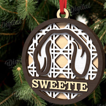 Intra απο ξύλο plywood 3mm-4mm πάχος – Pets Χριστουγεννιάτικα στολίδια LaserCut Πακέτο Δίασταση  20x20 cm INTRAFABR-108295845 - Image 12