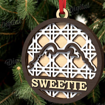 Intra απο ξύλο plywood 3mm-4mm πάχος – Pets Χριστουγεννιάτικα στολίδια LaserCut Πακέτο Δίασταση  20x20 cm INTRAFABR-108295845 - Image 13