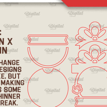 Intra απο ξύλο plywood 3mm-4mm πάχος – Pets Χριστουγεννιάτικα στολίδια LaserCut Πακέτο Δίασταση  20x20 cm INTRAFABR-104865568 - Image 13