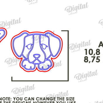 Intra απο ξύλο plywood 3mm-4mm πάχος – Σκουλαρίκια για κατοικίδια Πακέτο κοπής με λέιζερ Δίασταση 5x5 cm INTRAFABR-115295395 - Image 10