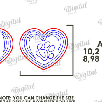 Intra απο ξύλο plywood 3mm-4mm πάχος – Σκουλαρίκια για κατοικίδια Σκουλαρίκια για ζώα Δίασταση  5x5 cm INTRAFABR-115293397 - Image 2