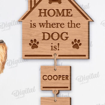 Intra απο ξύλο plywood 3mm-4mm πάχος – Pets Personalized Decors Πακέτο Lasercut Δίασταση  20x20 cm INTRAFABR-123768250 - Image 3