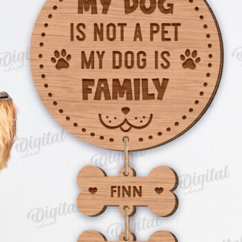 Intra απο ξύλο plywood 3mm-4mm πάχος – Pets Personalized Decors Πακέτο Lasercut Δίασταση  20x20 cm INTRAFABR-123768250 - Image 5