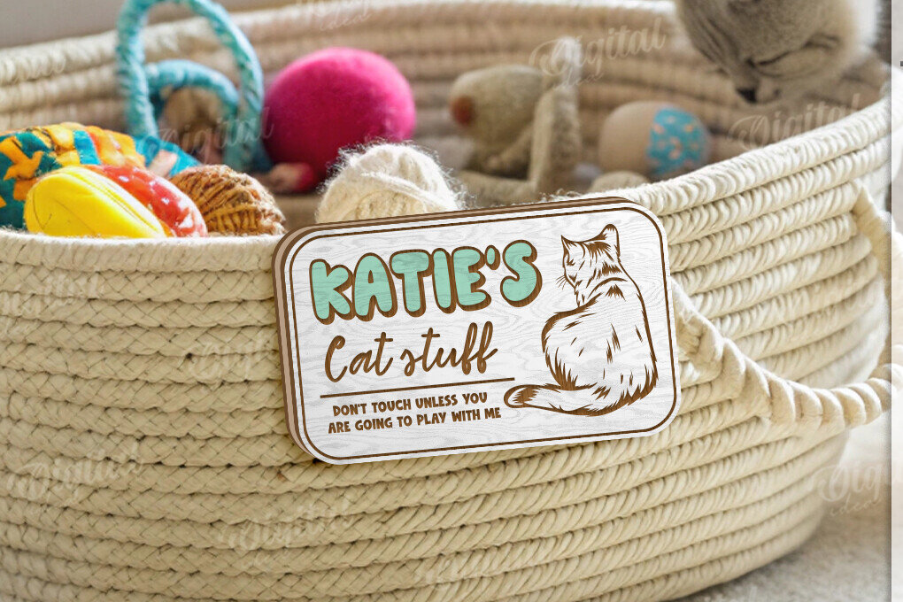 Intra απο ξύλο plywood 3mm-4mm πάχος – Κοπή λέιζερ με καλάθι παιχνιδιών για κατοικίδια Δίασταση  20x20 cm INTRAFABR-123436010