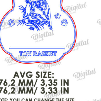 Intra απο ξύλο plywood 3mm-4mm πάχος – Κοπή λέιζερ με καλάθι παιχνιδιών για κατοικίδια Δίασταση 20x20 cm INTRAFABR-123435318 - Image 2