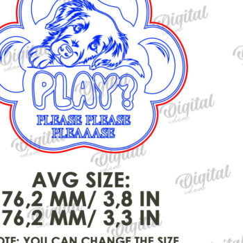 Intra απο ξύλο plywood 3mm-4mm πάχος – Κοπή λέιζερ με καλάθι παιχνιδιών για κατοικίδια Δίασταση 20x20 cm INTRAFABR-123435293 - Image 2