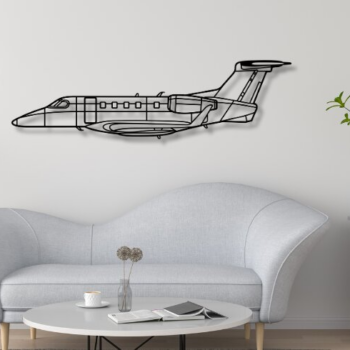 Intra απο ξύλο plywood 3mm-4mm πάχος – Phenom 300 Aircraft Silhouette Δίασταση  20x20 cm INTRAFABR-117412264 - Image 2