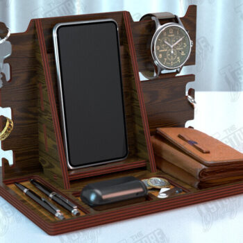 Intra απο ξύλο plywood 3mm-4mm πάχος – Τηλεφωνικός σταθμός σύνδεσης | Βάση ρολογιού |CNC Δίασταση 20x20 cm INTRAFABR-119069202 - Image 1