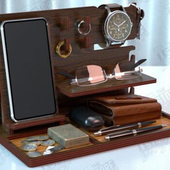 Intra απο ξύλο plywood 3mm-4mm πάχος – Τηλεφωνικός σταθμός σύνδεσης | Βάση ρολογιού |CNC Δίασταση  20x20 cm INTRAFABR-119069204 - Image 1