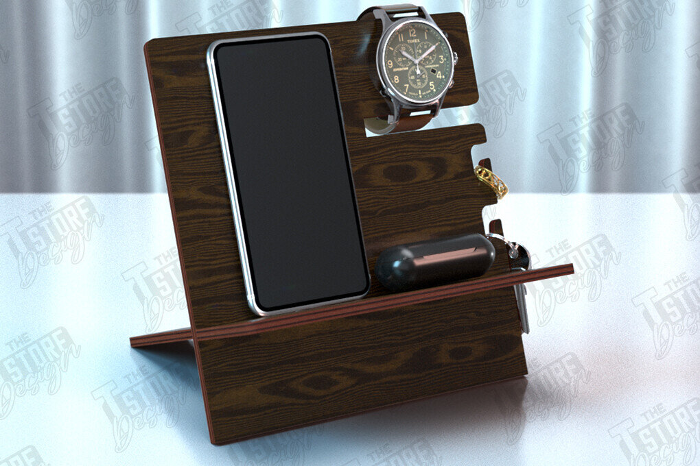 Intra απο ξύλο plywood 3mm-4mm πάχος – Τηλεφωνικός σταθμός σύνδεσης | Βάση ρολογιού |CNC Δίασταση  20x20 cm INTRAFABR-119069193