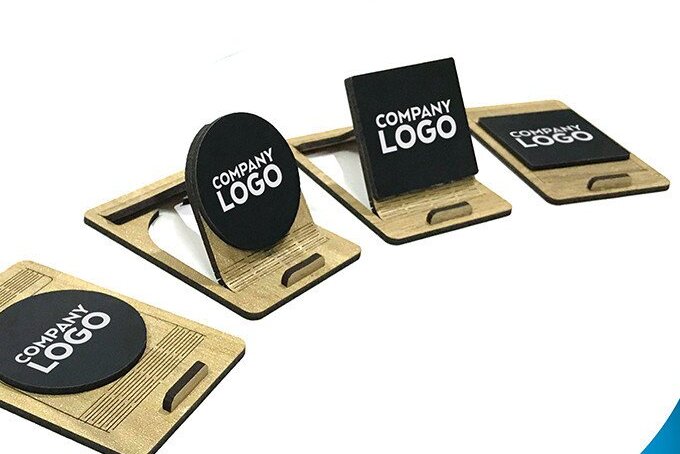 Intra απο ξύλο plywood 3mm-4mm πάχος – Θήκη τηλεφώνου, Πτυσσόμενη βάση τηλεφώνου Δίασταση  20x20 cm INTRAFABR-35440761