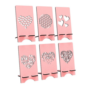 Intra απο ξύλο plywood 3mm-4mm πάχος – Αρχεία κοπής με λέιζερ θήκη τηλεφώνου Δίασταση  20x20 cm INTRAFABR-77076935 - Image 3