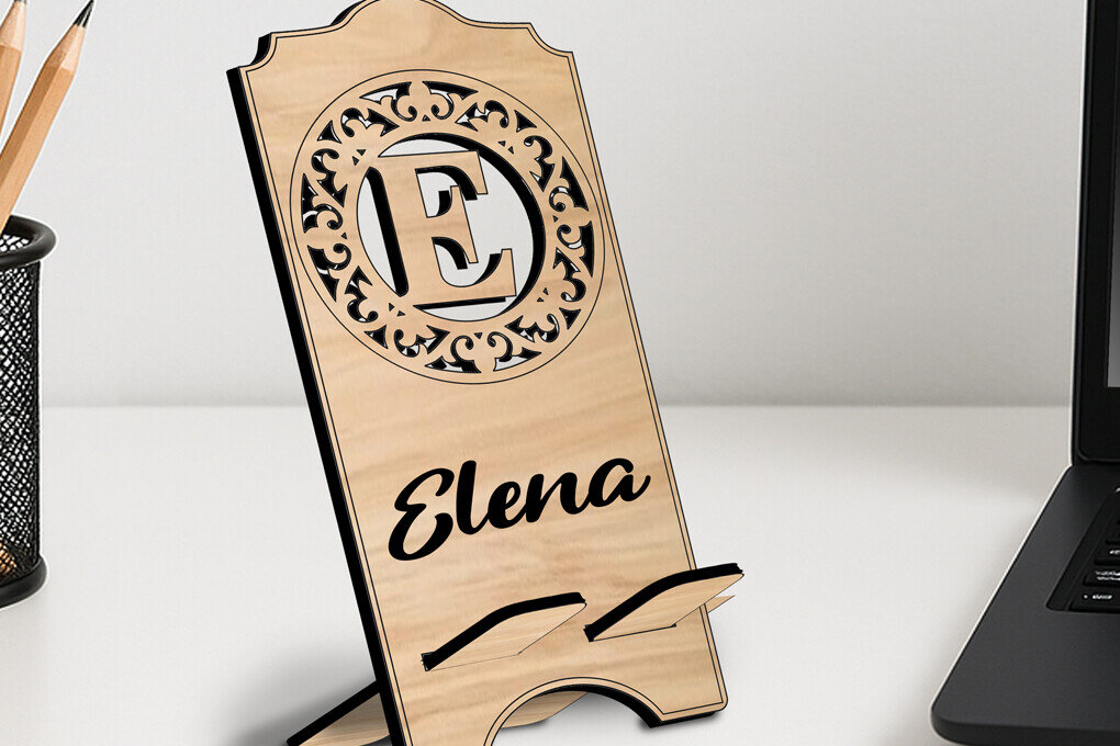 Intra απο ξύλο plywood 3mm-4mm πάχος – Τηλεφωνική επιστολή E Κάτοχος Fleur-de-lis Δίασταση  20x20 cm INTRAFABR-122976658