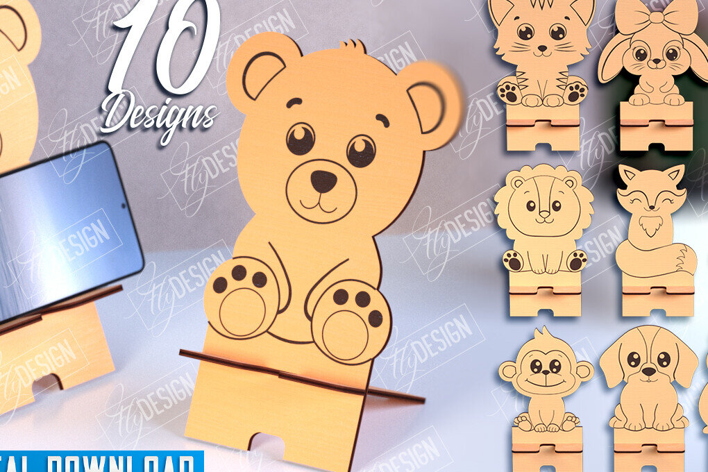 Intra απο ξύλο plywood 3mm-4mm πάχος – Πακέτο βάσης τηλεφώνου | Στήριγμα smartphone Δίασταση  20x20 cm INTRAFABR-110670354