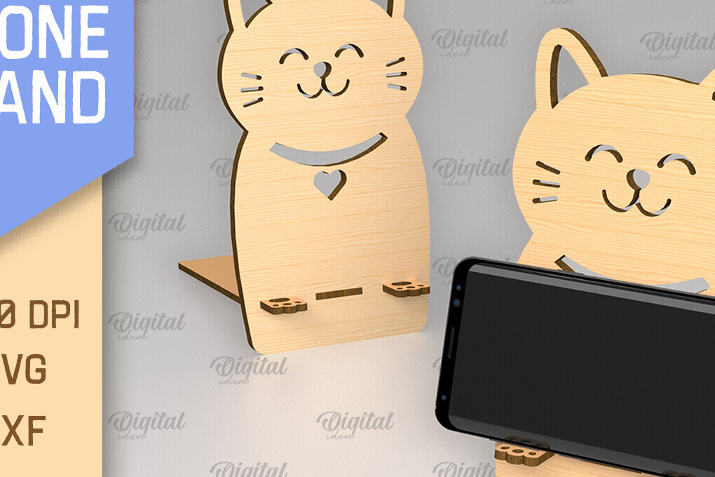 Intra απο ξύλο plywood 3mm-4mm πάχος – Κοπή με λέιζερ βάσης τηλεφώνου. Τρισδιάστατη βάση τηλεφώνου Δίασταση  20x20 cm INTRAFABR-88838166