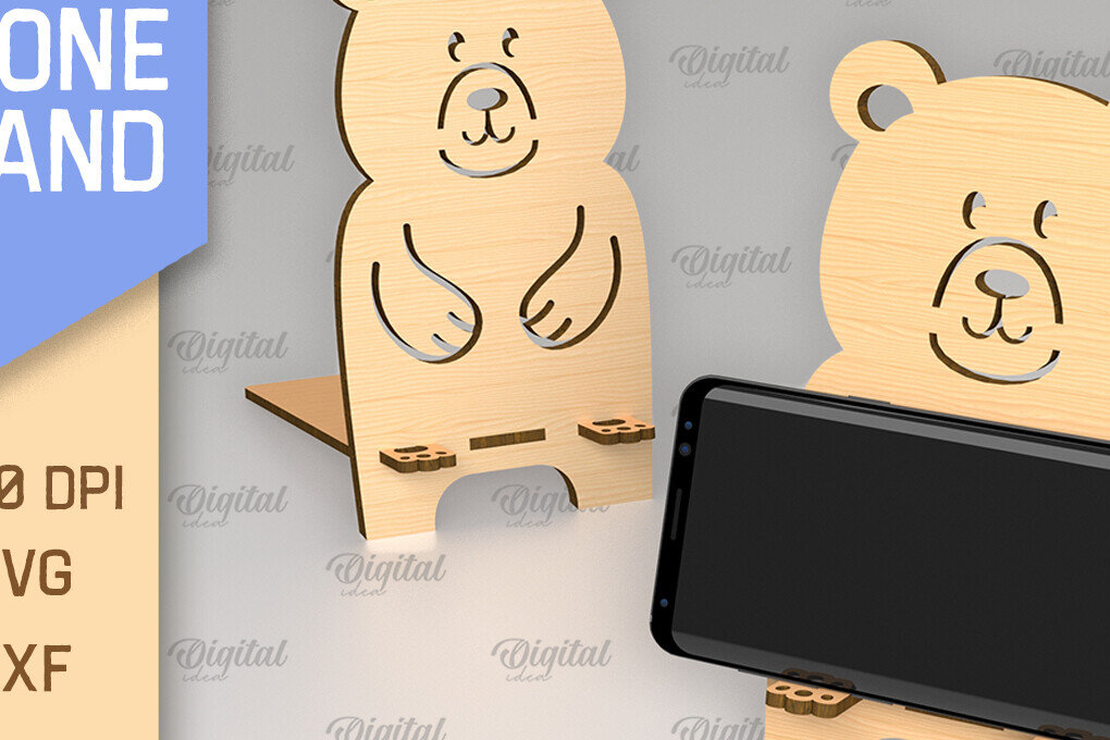 Intra απο ξύλο plywood 3mm-4mm πάχος – Κοπή με λέιζερ βάσης τηλεφώνου. Τρισδιάστατη βάση τηλεφώνου Δίασταση  20x20 cm INTRAFABR-88838846