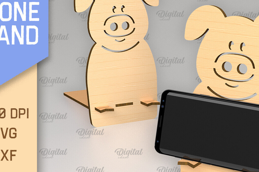 Intra απο ξύλο plywood 3mm-4mm πάχος – Κοπή με λέιζερ βάσης τηλεφώνου. Τρισδιάστατη βάση τηλεφώνου Δίασταση  20x20 cm INTRAFABR-88837911