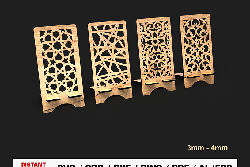 Intra απο ξύλο plywood 3mm-4mm πάχος – Αρχείο κοπής με λέιζερ βάσης τηλεφώνου Δίασταση  20x20 cm INTRAFABR-105211952