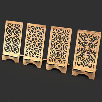 Intra απο ξύλο plywood 3mm-4mm πάχος – Αρχείο κοπής με λέιζερ βάσης τηλεφώνου Δίασταση  20x20 cm INTRAFABR-105212146 - Image 3
