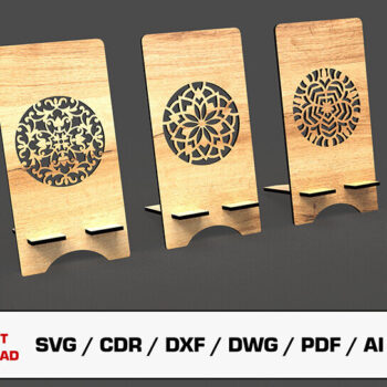 Intra απο ξύλο plywood 3mm-4mm πάχος – Αρχείο κοπής με λέιζερ βάσης τηλεφώνου Δίασταση 20x20 cm INTRAFABR-105212296 - Image 1