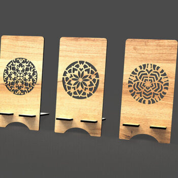 Intra απο ξύλο plywood 3mm-4mm πάχος – Αρχείο κοπής με λέιζερ βάσης τηλεφώνου Δίασταση 20x20 cm INTRAFABR-105212296 - Image 2