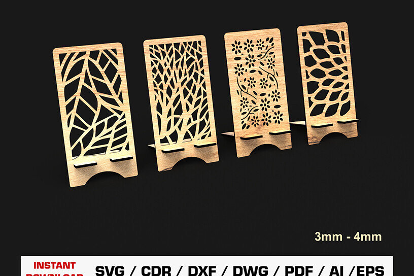 Intra απο ξύλο plywood 3mm-4mm πάχος – Αρχείο κοπής με λέιζερ βάσης τηλεφώνου Δίασταση  20x20 cm INTRAFABR-105212436