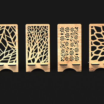 Intra απο ξύλο plywood 3mm-4mm πάχος – Αρχείο κοπής με λέιζερ βάσης τηλεφώνου Δίασταση 20x20 cm INTRAFABR-105212436 - Image 2