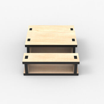 Intra απο ξύλο plywood 3mm-4mm πάχος – Αρχείο κοπής με λέιζερ βάσης τηλεφώνου, θήκη τηλεφώνου Δίασταση 20x20 cm INTRAFABR-108458784 - Image 4