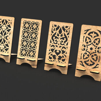 Intra απο ξύλο plywood 3mm-4mm πάχος – Αρχείο κοπής με λέιζερ βάσης τηλεφώνου Δίασταση  20x20 cm INTRAFABR-93394190 - Image 3