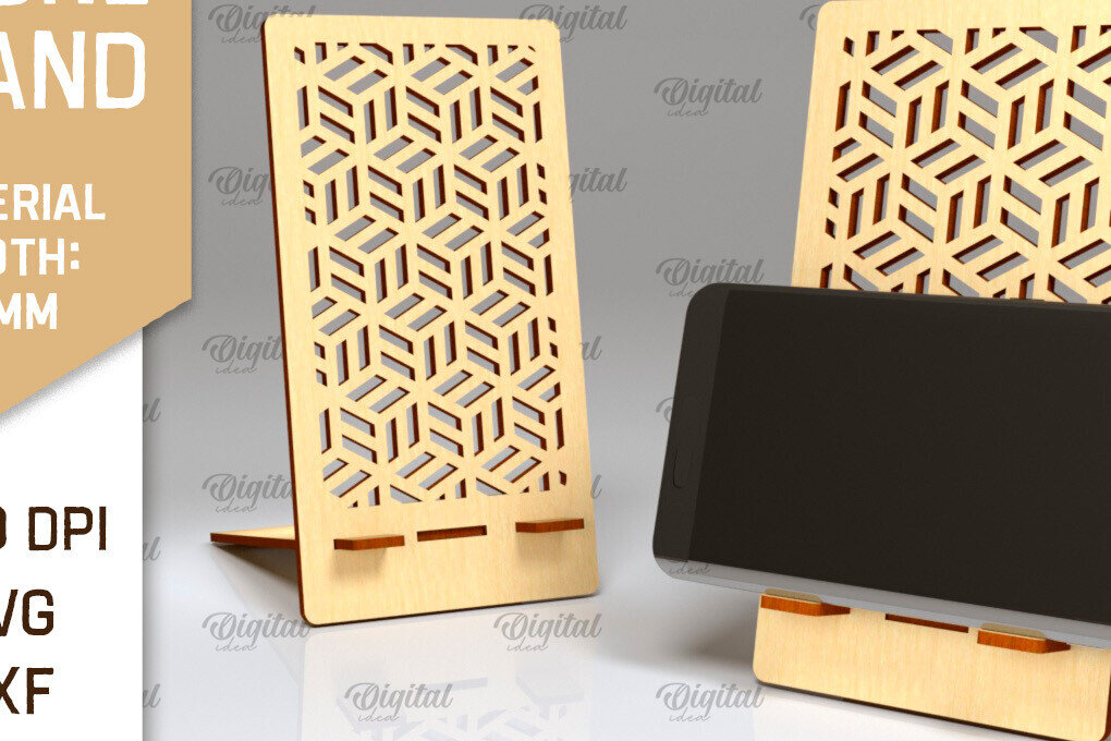 Intra απο ξύλο plywood 3mm-4mm πάχος – Κοπή με λέιζερ βάσης τηλεφώνου. Θήκη τηλεφώνου Δίασταση  20x20 cm INTRAFABR-98474763