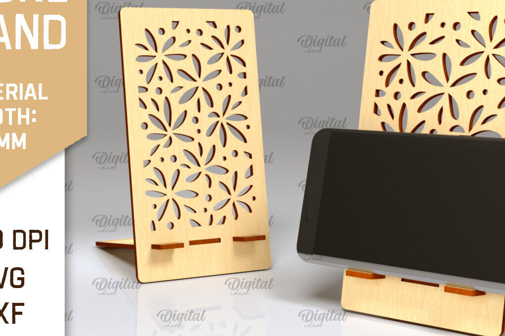 Intra απο ξύλο plywood 3mm-4mm πάχος – Κοπή με λέιζερ βάσης τηλεφώνου. Θήκη τηλεφώνου Δίασταση  20x20 cm INTRAFABR-98475135