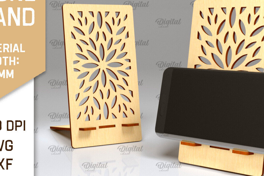 Intra απο ξύλο plywood 3mm-4mm πάχος – Κοπή με λέιζερ βάσης τηλεφώνου. Θήκη τηλεφώνου Δίασταση  20x20 cm INTRAFABR-98475247