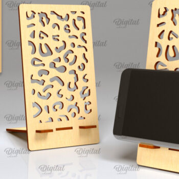 Intra απο ξύλο plywood 3mm-4mm πάχος – Κοπή με λέιζερ βάσης τηλεφώνου. Θήκη τηλεφώνου Δίασταση  20x20 cm INTRAFABR-98475353 - Image 1