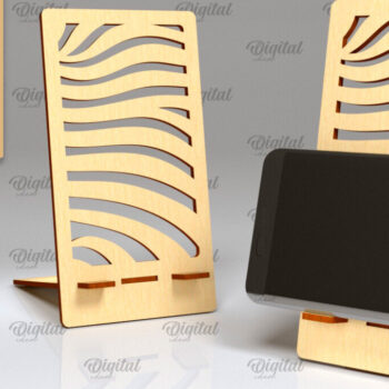 Intra απο ξύλο plywood 3mm-4mm πάχος – Κοπή με λέιζερ βάσης τηλεφώνου. Θήκη τηλεφώνου Δίασταση  20x20 cm INTRAFABR-98475379 - Image 1