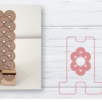 Intra απο ξύλο plywood 3mm-4mm πάχος – Βάση τηλεφώνου | Κινητό Τηλέφωνο Δίασταση  20x20 cm INTRAFABR-33564169 - Image 1