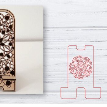 Intra απο ξύλο plywood 3mm-4mm πάχος – Βάση τηλεφώνου | Κινητό Τηλέφωνο Δίασταση  20x20 cm INTRAFABR-33564498 - Image 1