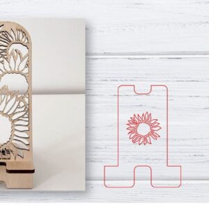 Intra απο ξύλο plywood 3mm-4mm πάχος – Βάση τηλεφώνου | Κινητό Τηλέφωνο Δίασταση  20x20 cm INTRAFABR-33564556