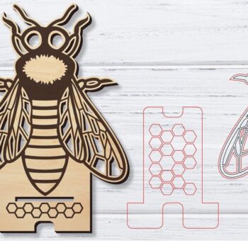 Intra απο ξύλο plywood 3mm-4mm πάχος – Βάση τηλεφώνου | Κινητό Τηλέφωνο Δίασταση  20x20 cm INTRAFABR-33563597 - Image 1