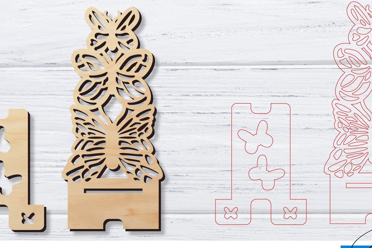 Intra απο ξύλο plywood 3mm-4mm πάχος – Βάση τηλεφώνου | Κινητό Τηλέφωνο Δίασταση  20x20 cm INTRAFABR-33563664