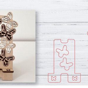 Intra απο ξύλο plywood 3mm-4mm πάχος – Βάση τηλεφώνου | Κινητό Τηλέφωνο Δίασταση  20x20 cm INTRAFABR-33563723