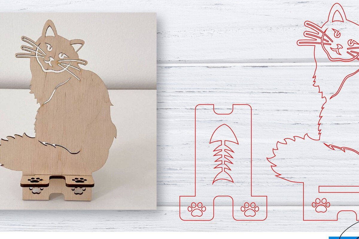 Intra απο ξύλο plywood 3mm-4mm πάχος – Βάση τηλεφώνου | Κινητό Τηλέφωνο Δίασταση  20x20 cm INTRAFABR-33563776