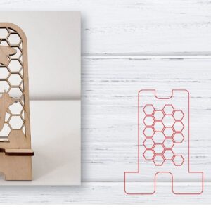 Intra απο ξύλο plywood 3mm-4mm πάχος – Βάση τηλεφώνου | Κινητό Τηλέφωνο Δίασταση  20x20 cm INTRAFABR-33563470