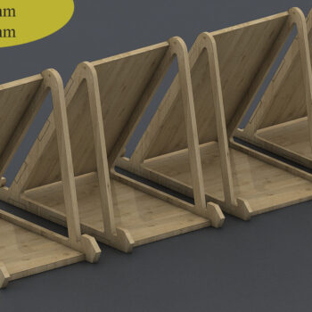 Intra απο ξύλο plywood 3mm-4mm πάχος – Αρχείο Laser βάσης τηλεφώνου, θήκη τηλεφώνου 262 Δίασταση  20x20 cm INTRAFABR-53993124 - Image 1